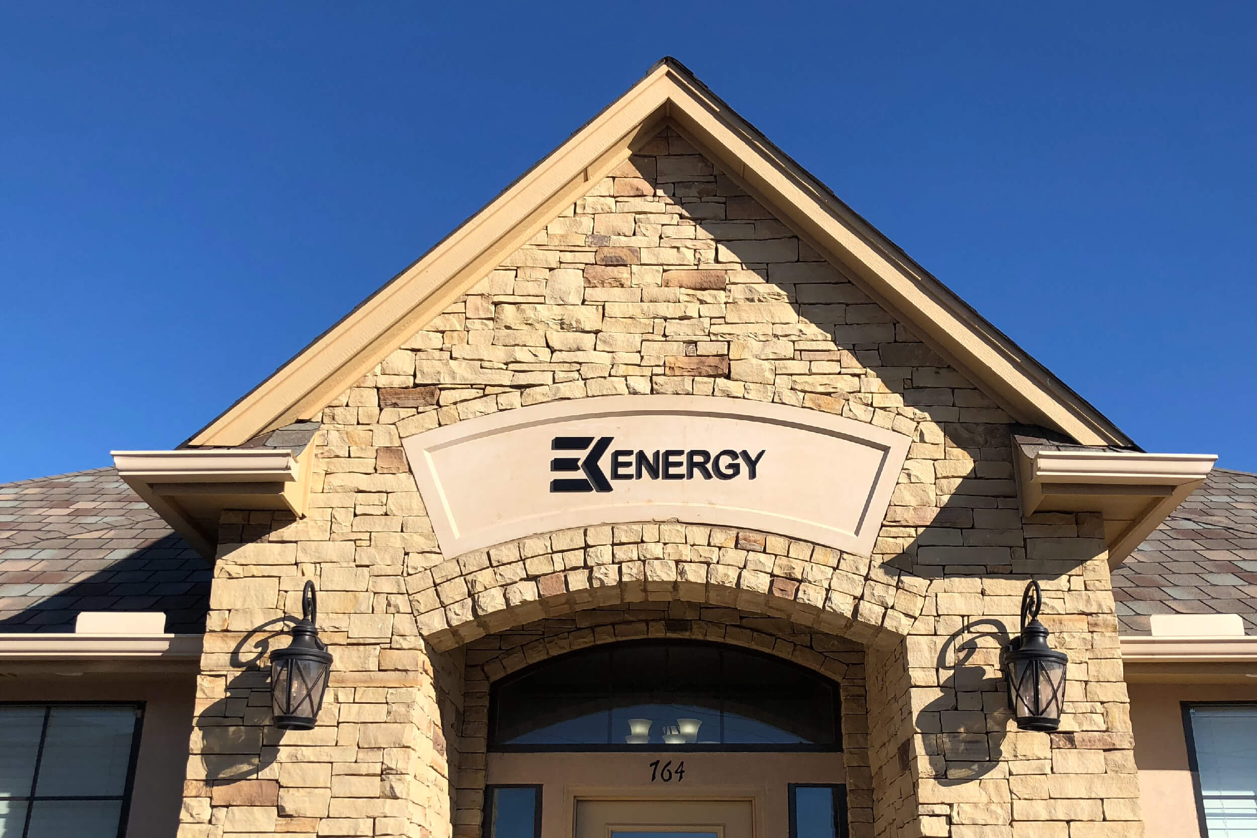 1/2" Thick Cast Acrylic Stud Mounted to Stucco