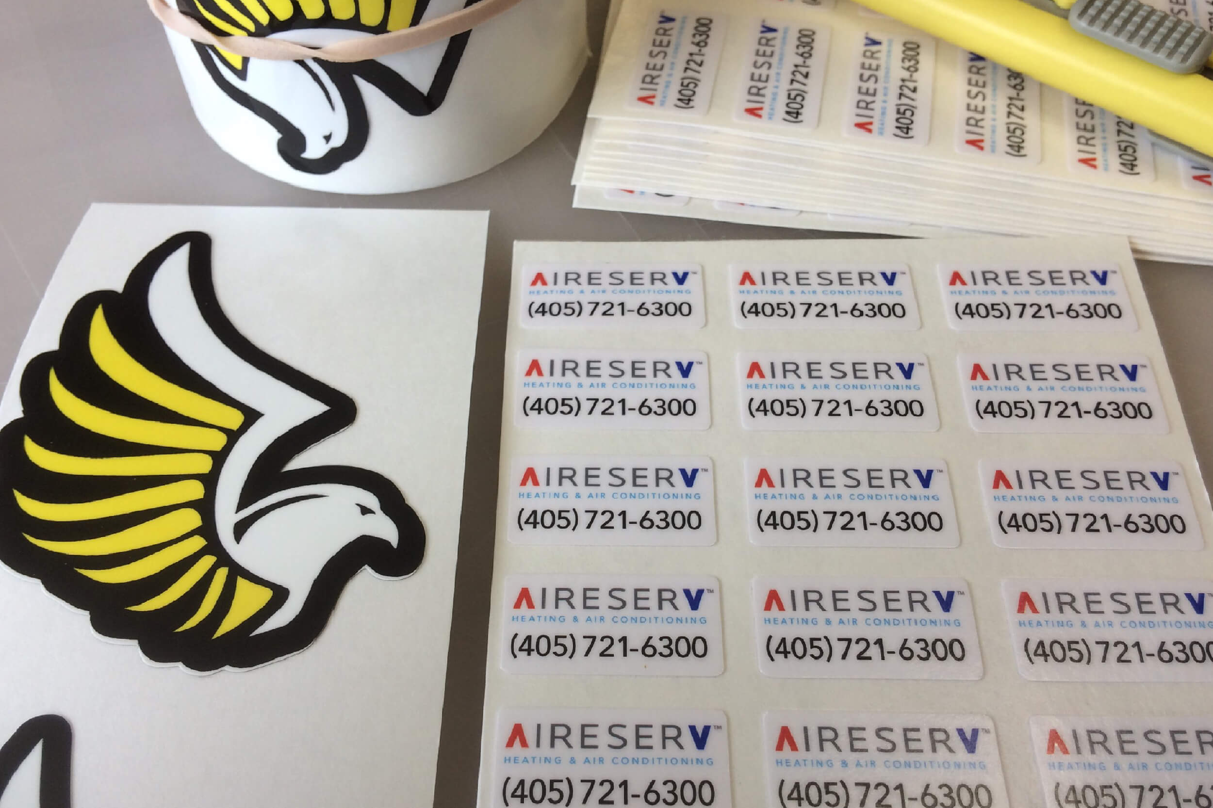 Printed and Cut Decals