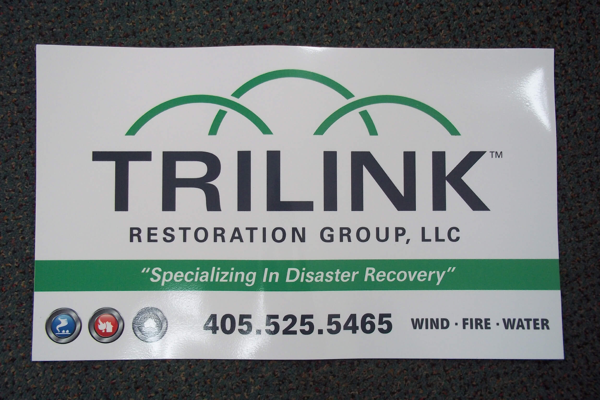 Printed Magnetic Sign