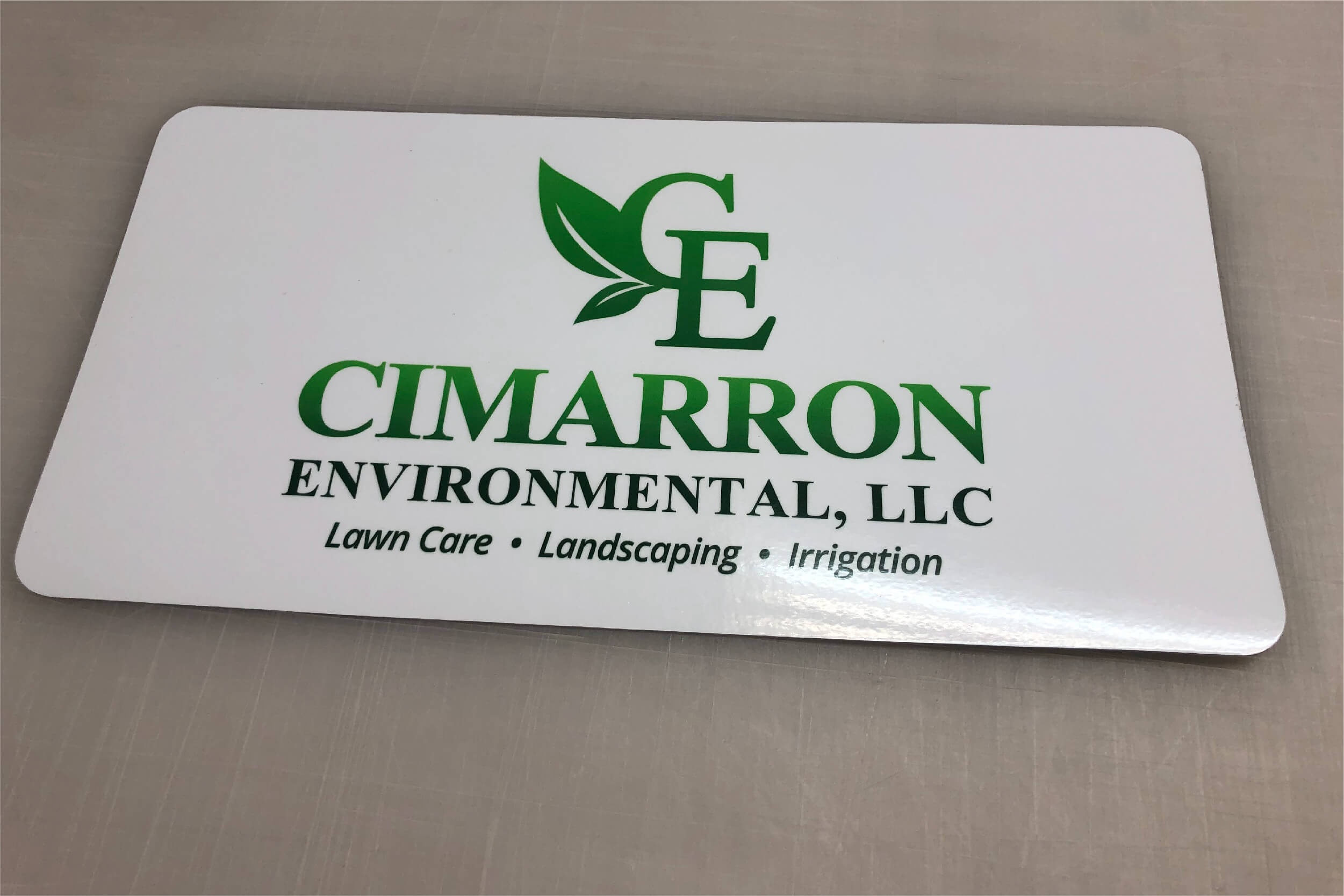 Printed Magnetic Sign
