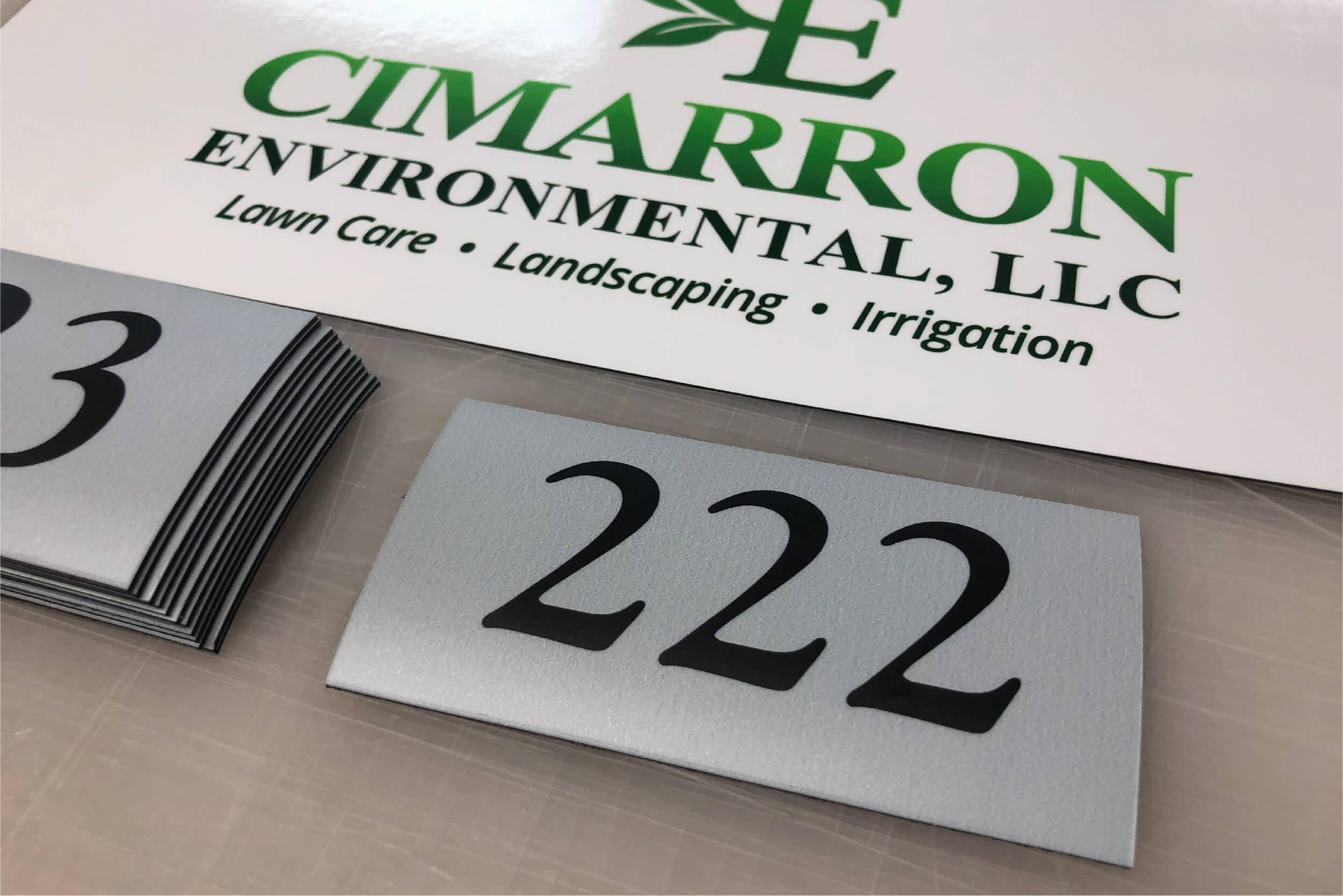 Printed Magnetic Sign