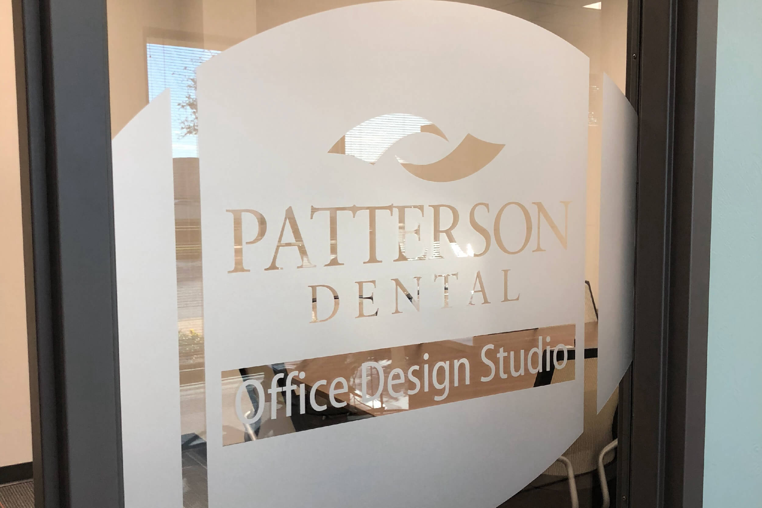 Window Graphic Made From Etched Glass Film